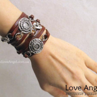 Кожаный браслет-намотка от Love Angel (Сорокина Анна)